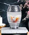 White Phoenix Urn, 3 inch classic design.