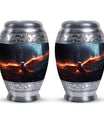 Phoenix Cremation Urn, large classic urn for ashes