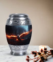 Phoenix Cremation Urn, large classic urn for ashes