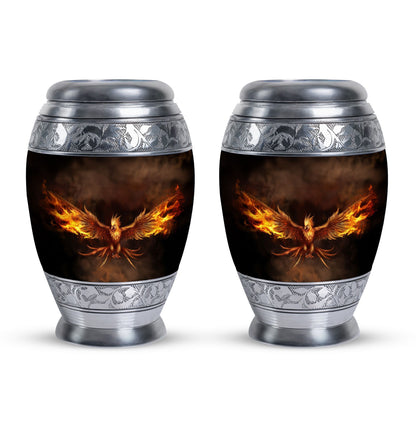 large Angry Phoenix Urn for Human ashes.