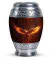 Phoenix Urn, Classic 3 inch Large Aluminium Cremation Urns.