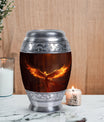 Phoenix Urn, Classic 3 inch Large Aluminium Cremation Urns.
