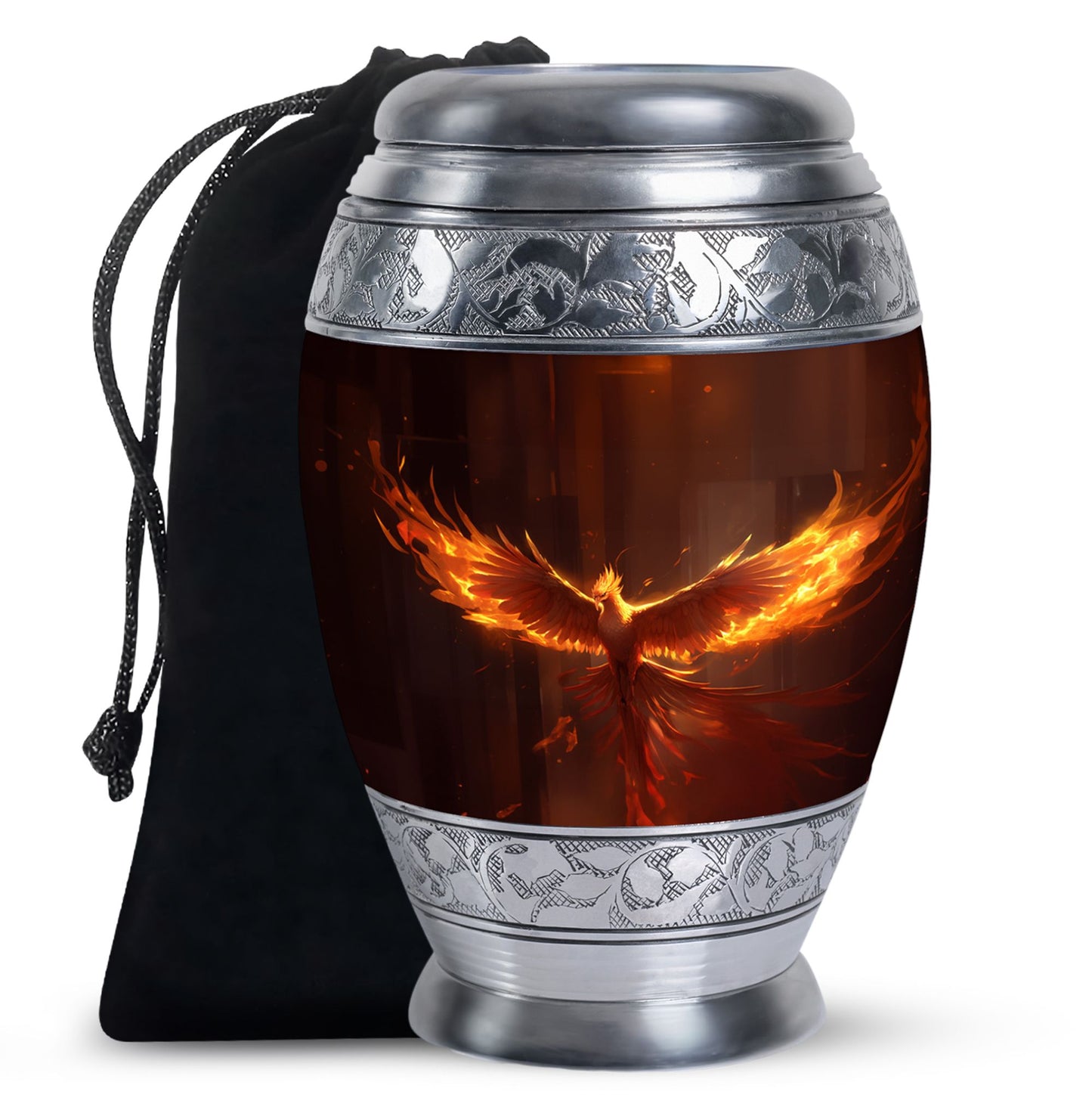 Elegant Funeral Phoenix Urn - Adult Male Burial Urns for Ashes