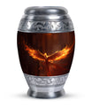Phoenix Urn, Classic 3 inch Large Aluminium Cremation Urns.