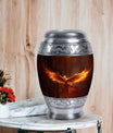 Phoenix Urn, Classic 3 inch Large Aluminium Cremation Urns.