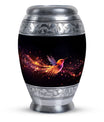Colorful Sparrow Memorial Urn, a classic aluminium urn