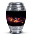 Colorful Sparrow Memorial Urn, a classic aluminium urn