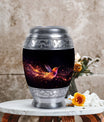 Colorful Sparrow Memorial Urn, a classic aluminium urn