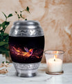 Colorful Sparrow Memorial Urn, a classic aluminium urn