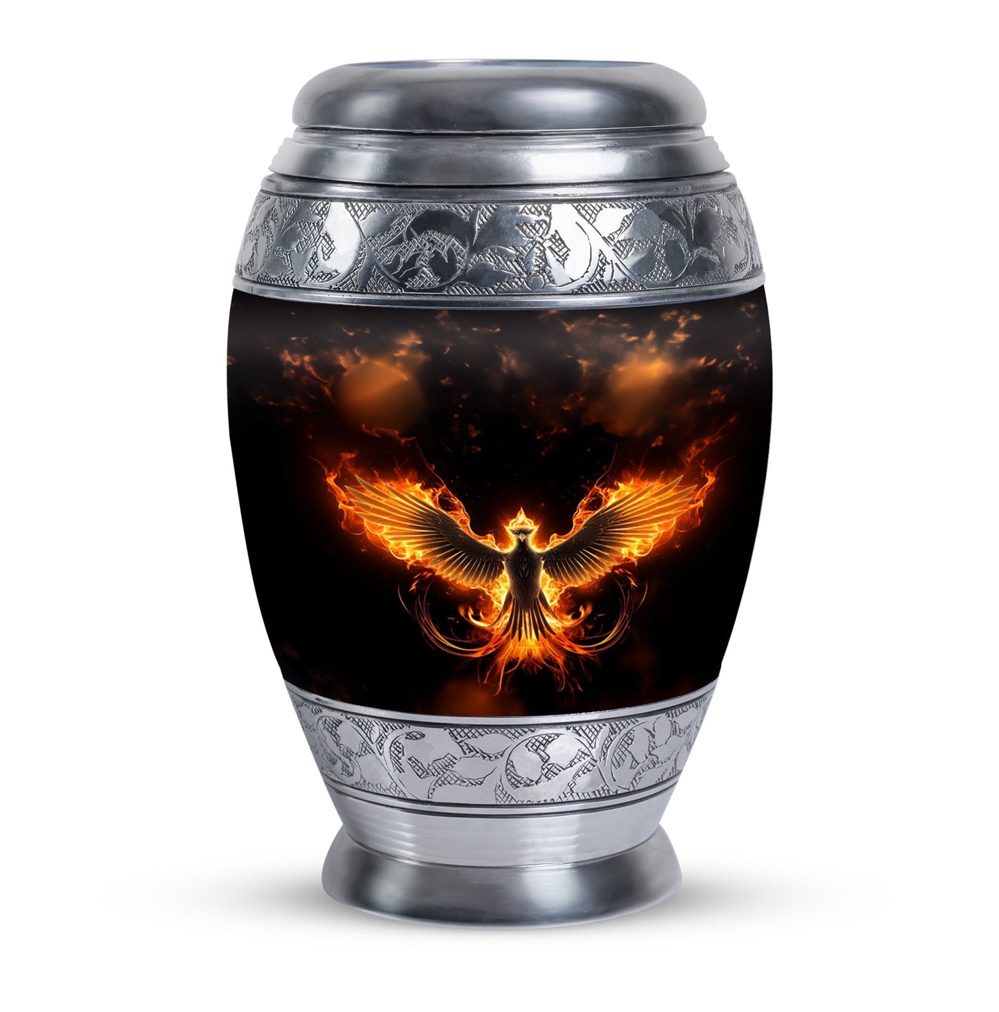 Fire Phoenix Cremation Urn, perfect for ashes.