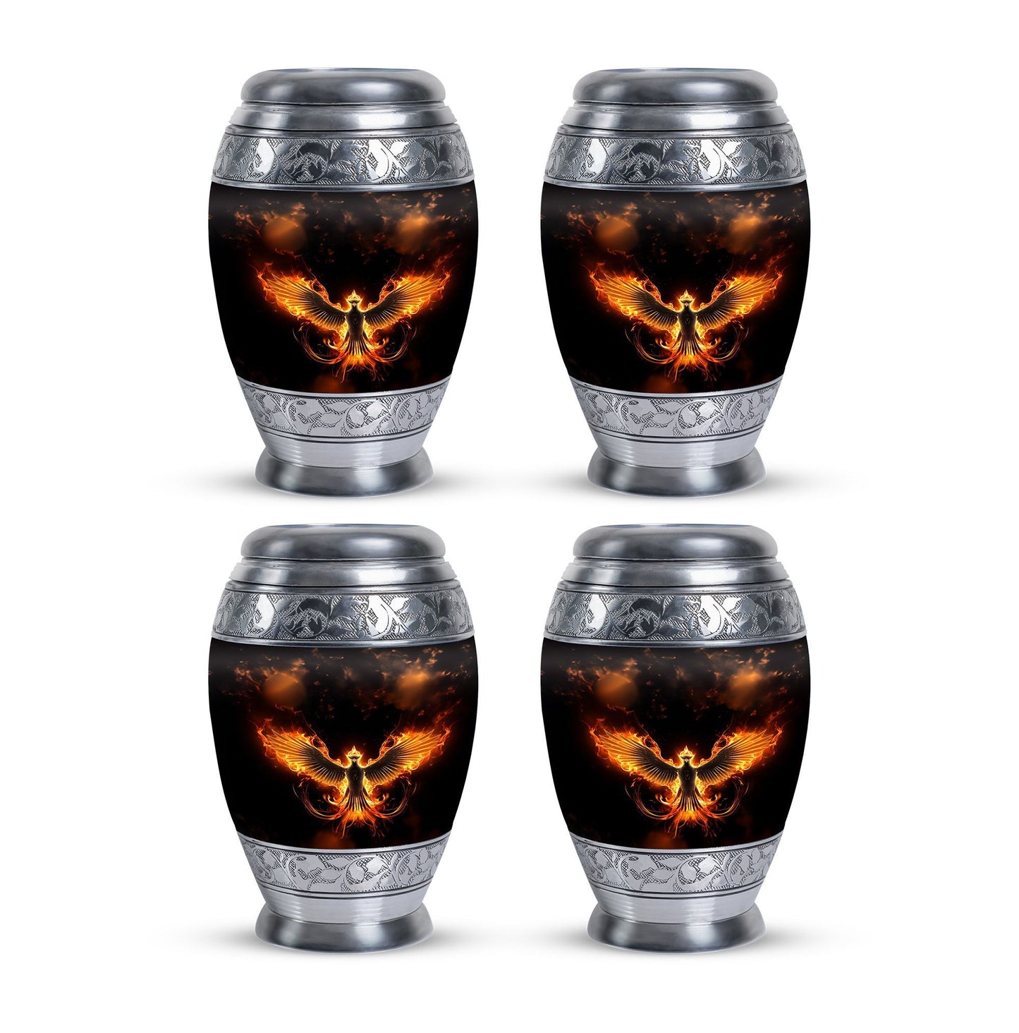 Fire Phoenix Cremation Urn, perfect for ashes.