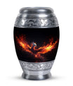 Blue Phoenix Custom Urn in Classic Design for Ashes.