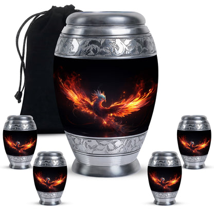 Personalized Bird Cremation Urn for Men - 10-inch, 200 cu in - Yatskia