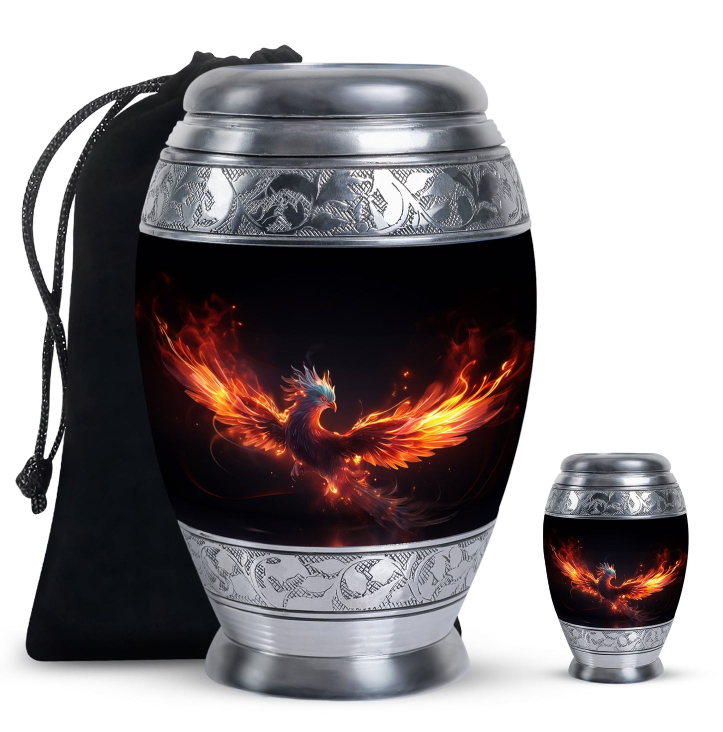 Personalized Bird Cremation Urn for Men - 10-inch, 200 cu in - Yatskia