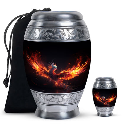 Personalized Bird Cremation Urn for Men - 10-inch, 200 cu in - Yatskia