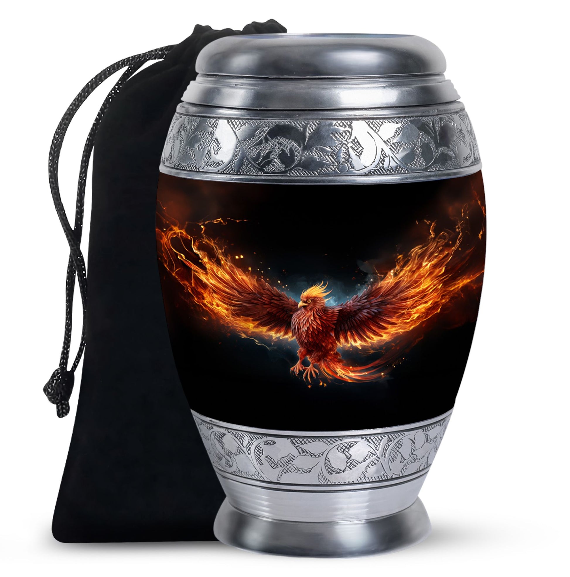 Elegant Phoenix Cremation Urn - Premium Urns for Human Ashes