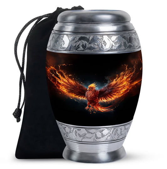 Elegant Phoenix Cremation Urn - Premium Urns for Human Ashes