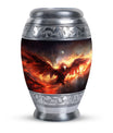 Large classic design Red Phoenix Cremation Urn.