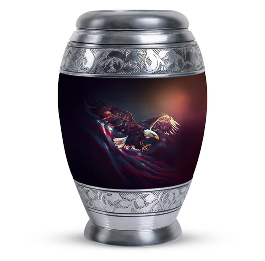 Large, Classic Flying Eagle urn for ashes