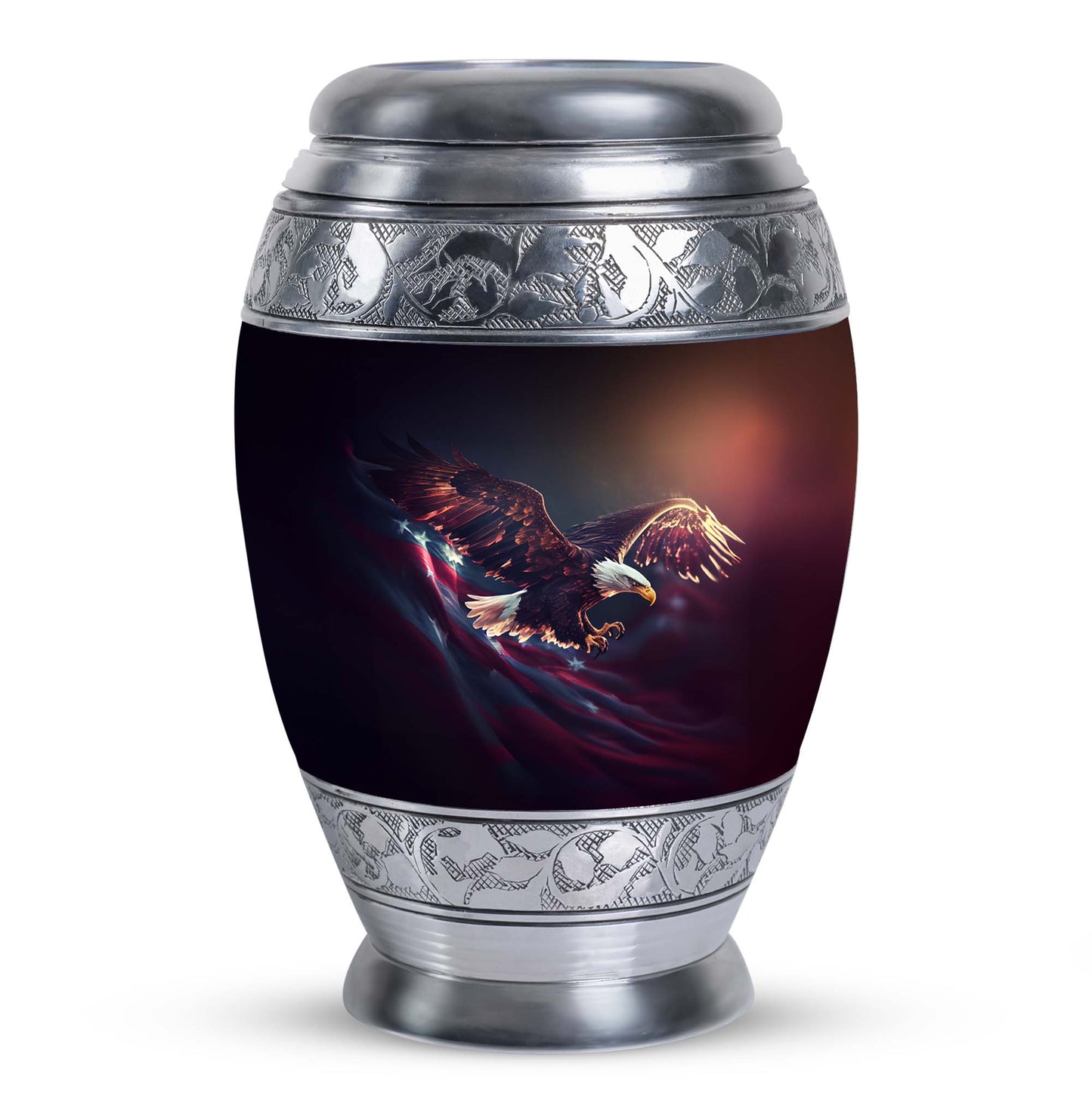Large, Classic Flying Eagle urn for ashes