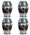 Eagle In Mountain Cremation Urn - Urn For Ashes For Dad