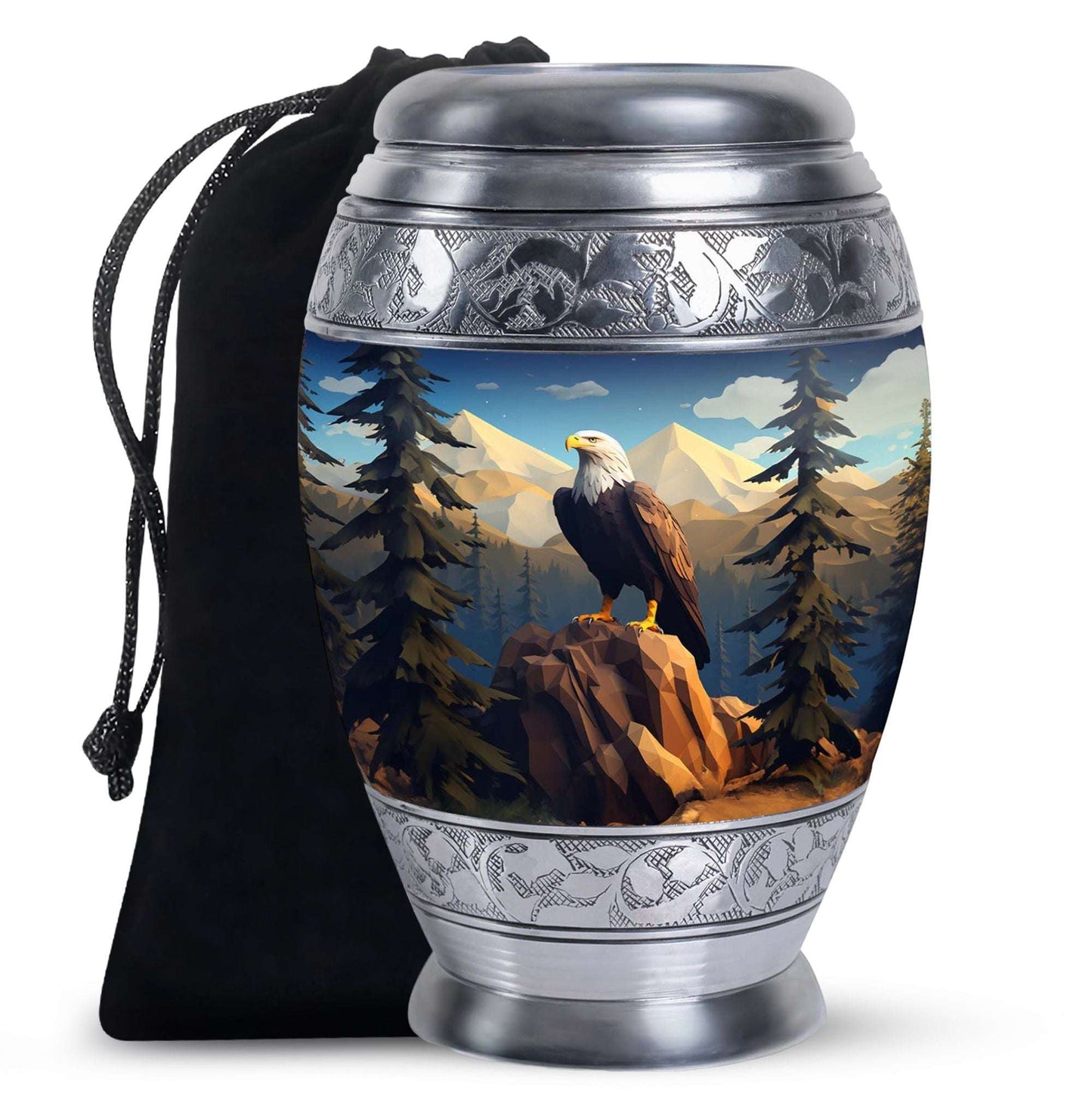 Eagle Cremation Urn for Adult Human Ashes - Urn For Ashes Adult Male Dad