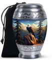 Eagle In Mountain Cremation Urn - Urn For Ashes For Dad