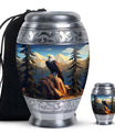 Eagle In Mountain Cremation Urn - Urn For Ashes For Dad