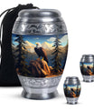 Eagle In Mountain Cremation Urn - Urn For Ashes For Dad