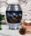 Classic Eagle Memorial Urn made of Aluminium for Human ashes