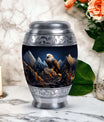Classic Eagle Memorial Urn made of Aluminium for Human ashes