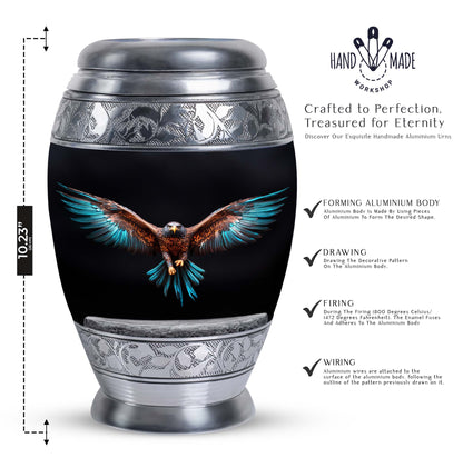 Eagle Spreading Wings Cremation Urn.