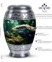 Eagle Memorial Urn in aluminium for ashes.