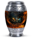 Eagle Memorial Urn, classic design, aluminium, 3-inch size.