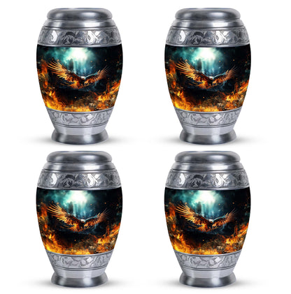 Classic Eagle Urn design large aluminium urn.