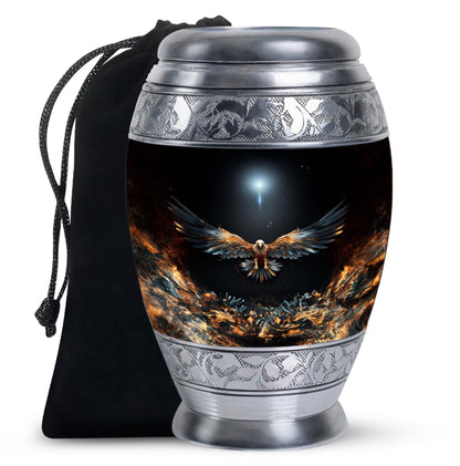 Phoenix Elegant Cremation Urn- Memorial For Male & Female