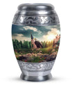 Large classic Eagle Cremation Urn made of Aluminium