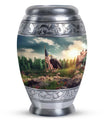 Large classic Eagle Cremation Urn made of Aluminium