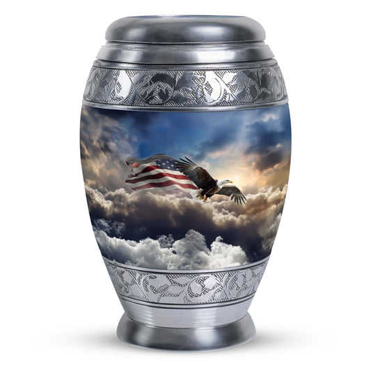 Eagle Memorial Urn, classic large urn for ashes.