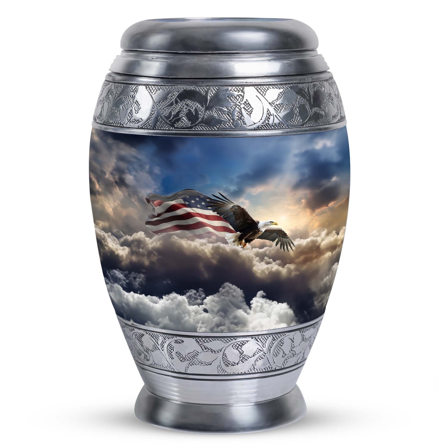 Eagle Memorial Urn, classic large urn for ashes.