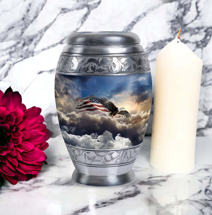 Eagle Memorial Urn, classic large urn for ashes.