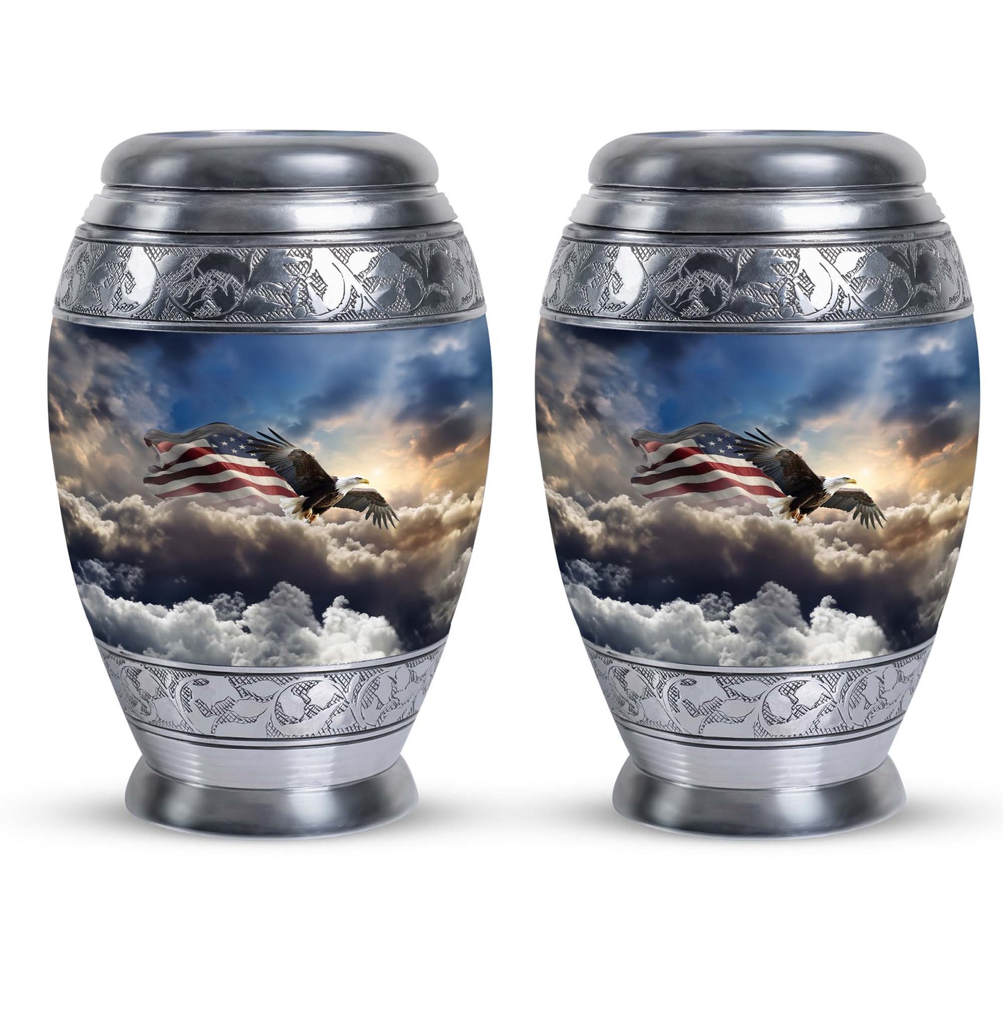 Eagle Memorial Urn, classic large urn for ashes.