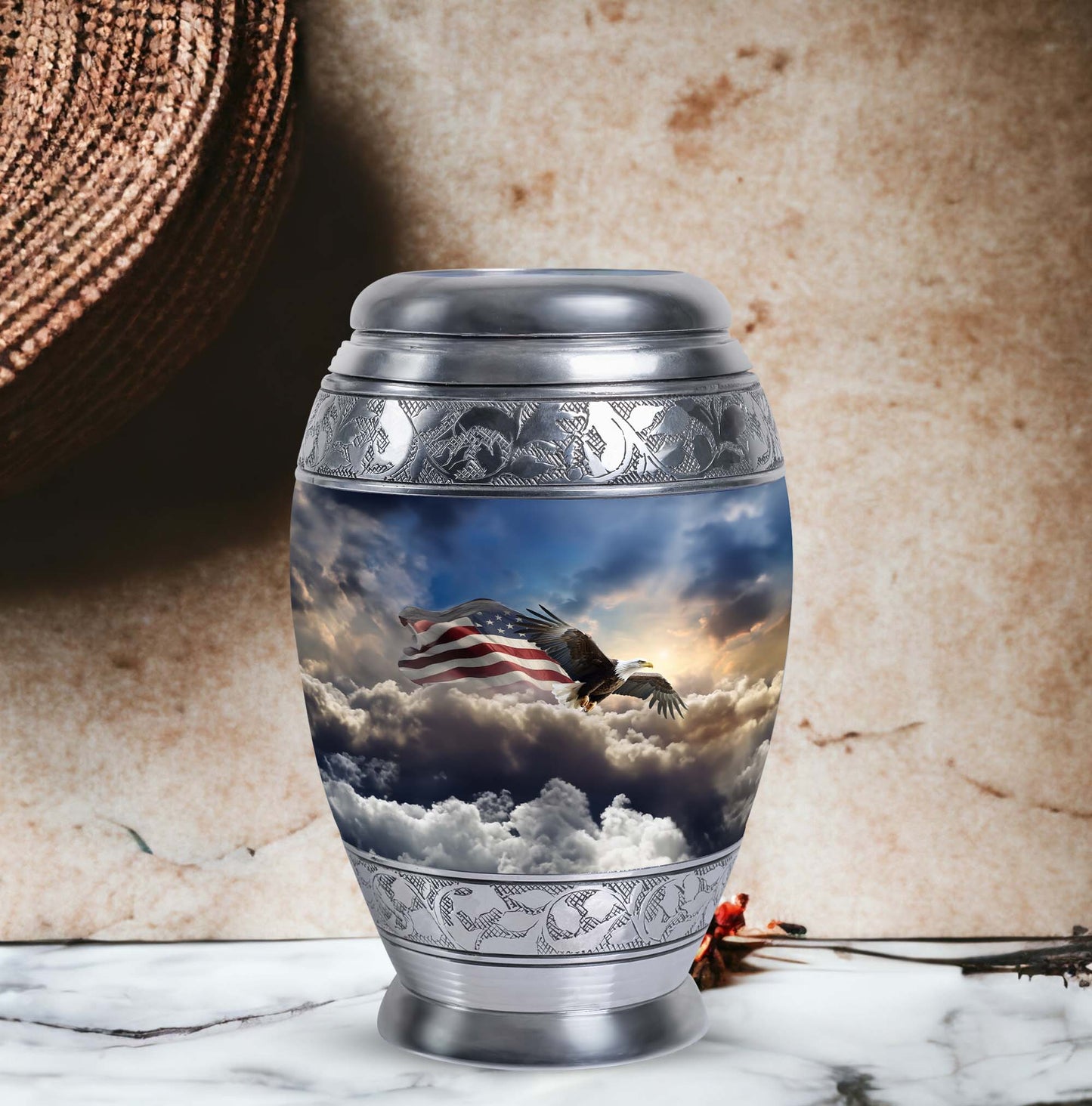 Eagle Memorial Urn, classic large urn for ashes.