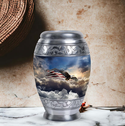 Eagle Memorial Urn, classic large urn for ashes.