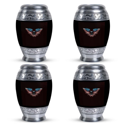 Classic Eagle Urn for Human Ashes in Aluminium.