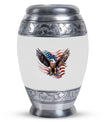 Custom 3-inch Eagle Urn for Human Ashes in aluminium.