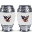 Custom 3-inch Eagle Urn for Human Ashes in aluminium.