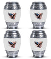 Custom 3-inch Eagle Urn for Human Ashes in aluminium.