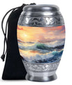 Ocean Sunset Cremation Urn For Mom – Beach Memorial Urns For Ashes