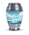 Large Puff Clouds Funeral Urn, ideal for burial and storing cremation ashes of adult women and men